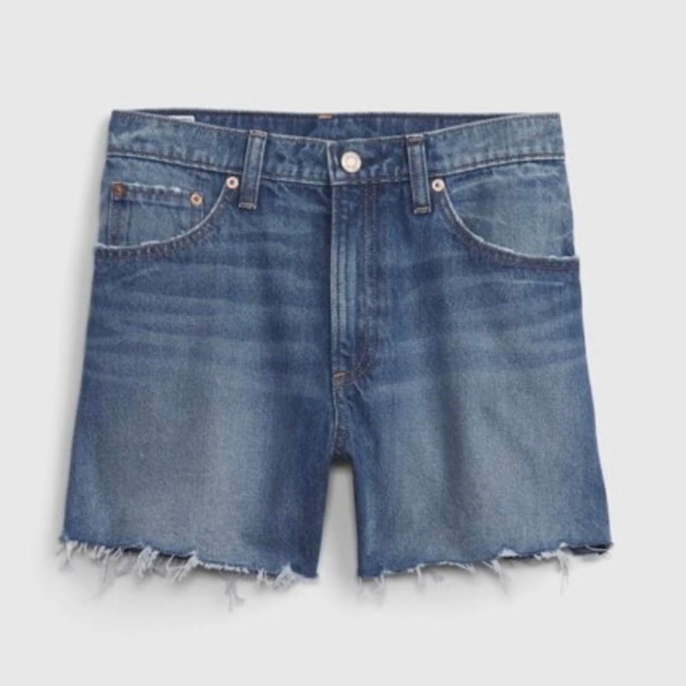 High Rise Stride Denim Shorts, Size 2/26